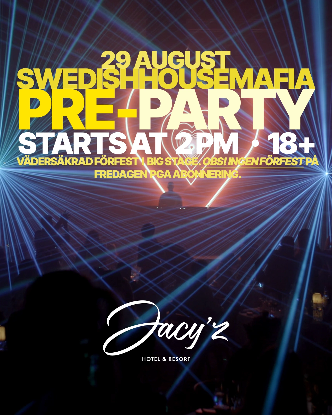 Förfest Swedish Huose Mafia Göteborg